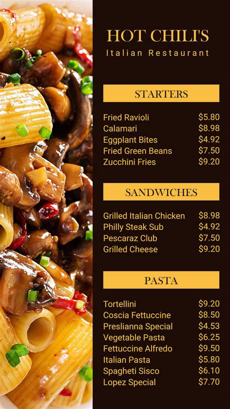 Menus .